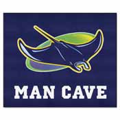 Tampa Bay Rays Man Cave Tailgater Rug - 5ft. x 6ft., 28841