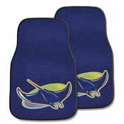 Tampa Bay Rays Carpet Car Mat Set - 2 Pieces, 28846
