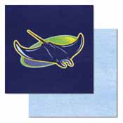 Tampa Bay Rays Team Carpet Tiles - 45 Sq Ft., 28847