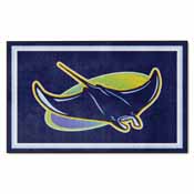 Tampa Bay Rays 4ft. x 6ft. Plush Area Rug, 28856