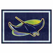 Tampa Bay Rays 5ft. x 8 ft. Plush Area Rug, 28857