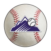 Colorado Rockies Baseball Mat - 27" diameter, 29032