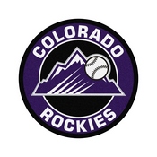 Colorado Rockies Roundel Mat - 27" diameter, 29038