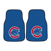 Chicago Cubs 2-pc Carpet Car Mat Set - 17"x27", 29148