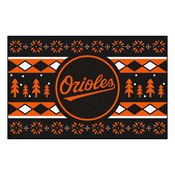 Baltimore Orioles Holiday Sweater Starter Mat - 19"x30", 29213