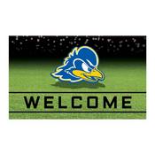 Delaware Blue Hens  Rubber Door Mat - 18in. x 30in., 30216