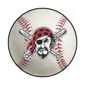 Pittsburgh Pirates Baseball Rug - 27in. Diameter, 30737