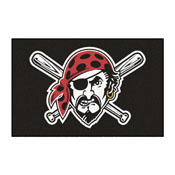 Pittsburgh Pirates Starter Accent Rug - 19in. x 30in., 30753