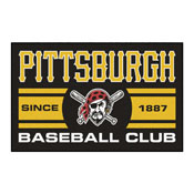Pittsburgh Pirates Starter Accent Rug - 19in. x 30in. Uniform Design, 30754