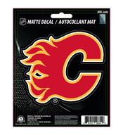 NHL - Calgary FlamesMatte Decal 5 x 6.25, 30779