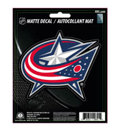 NHL - Columbus Blue JacketsMatte Decal 5 x 6.25, 30789