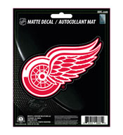 NHL - Detroit Red Wings Matte Decal 5 x 6.25, 30794