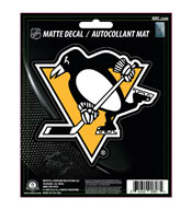 NHL - Pittsburgh Penguins Matte Decal 5 x 6.25, 30829