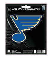 NHL - St Louis Blues Matte Decal 5 x 6.25, 30835