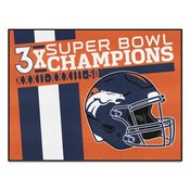 Denver Broncos Dynasty Starter Mat 19"x30", 30912