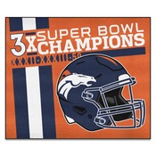 Denver Broncos Dynasty Tailgater Mat 59.5"x71", 30914