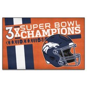 Denver Broncos Dynasty Ulti-Mat 59.5"x94.5", 30915