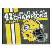 Green Bay Packers Dynasty All-Star Mat 33.75"x42.5", 30921