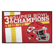 Kansas City Chiefs Dynasty Starter Mat Accent Rug - 19in. x 30in., 30936