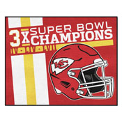 Kansas City Chiefs Dynasty All-Star Rug - 34 in. x 42.5 in. Plush Area Rug, 30937