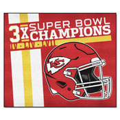 Kansas City Chiefs Dynasty Tailgater Rug - 5ft. x 6ft., 30938