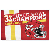 Kansas City Chiefs Dynasty Ulti-Mat Rug - 5ft. x 8ft., 30939