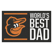 Baltimore Orioles Starter Mat - World's Best Dad - 19"x30", 31116