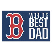 Boston Red Sox Starter Mat - World's Best Dad - 19"x30", 31117