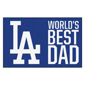 Los Angeles Dodgers Starter Mat - World's Best Dad - 19"x30", 31127