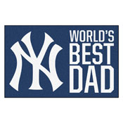 New York Yankees Starter Mat - World's Best Dad - 19"x30", 31132