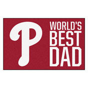 Philadelphia Phillies Starter Mat - World's Best Dad - 19"x30", 31134