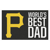 Pittsburgh Pirates Starter Mat - World's Best Dad - 19"x30", 31135