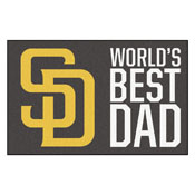San Diego Padres Starter Mat - World's Best Dad - 19"x30", 31136