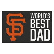 San Francisco Giants Starter Mat - World's Best Dad - 19"x30", 31137