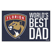Florida Panthers Starter Mat - World's Best Dad - 19"x30", 31156