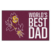 Arizona State Starter Mat - World's Best Dad - 19"x30", 31213