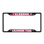 Alabama Crimson Tide Metal License Plate Frame Black Finish, 31242