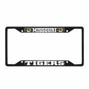 Missouri Tigers Metal License Plate Frame Black Finish, 31267