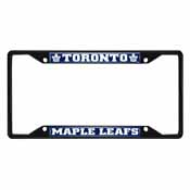 Toronto Maple Leafs Metal License Plate Frame Black Finish, 31393