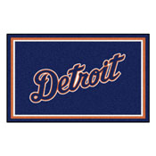 Detroit Tigers 4ft. x 6ft. Plush Area Rug, 31416