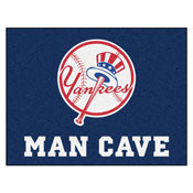 New York Yankees Man Cave All-Star Rug - 34 in. x 42.5 in., 31420
