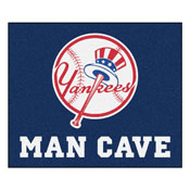 New York Yankees Man Cave Tailgater Rug - 5ft. x 6ft., 31421
