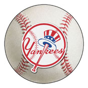 New York Yankees Baseball Rug - 27in. Diameter, 31427