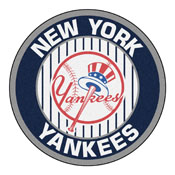 New York Yankees Roundel Rug - 27in. Diameter, 31432