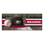 Georgia Bulldogs Baseball Runner Rug - 30in. x 72in., 31882