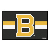 Boston Bruins Starter Accent Rug - 19in. x 30in. Uniform Alternate Design, 31927