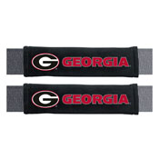 Georgia Bulldogs Embroidered Seatbelt Pad - 2 Pieces, 32075