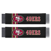 San Francisco 49ers Team Color Rally Seatbelt Pad - 2 Pieces, 32111