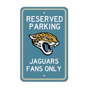 Jacksonville Jaguars Team Color Reserved Parking Sign Dcor 18in. X 11.5in. Lightweight, 32163