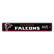 Atlanta Falcons Team Color Street Sign Dcor 4in. X 24in. Lightweight, 32201